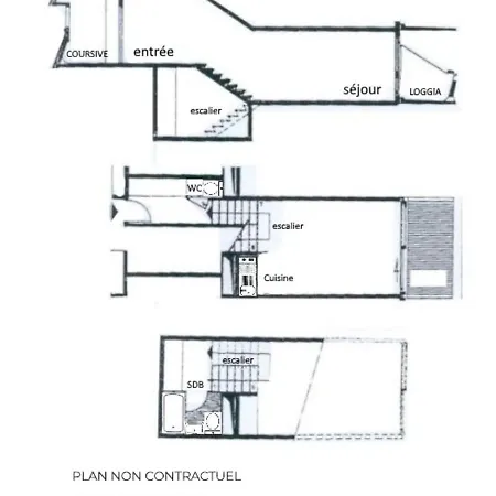 Duplex 4 Personnes Avec Balcon, Brelin, Les Menuires - Fr-1-452-151 * Saint-Martin-de-Belleville